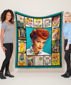 Lucille Ball Filmography Quilt Blanket, Movies Characters Gift