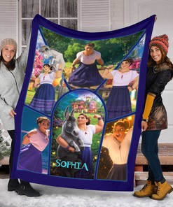 Luisa Encanto Quilt Blanket, Encanto Movie Design, Luisa and Donkey Encanto Blanket, Encanto Birthday Party