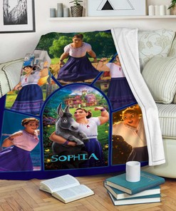 Luisa Encanto Quilt Blanket, Encanto Movie Design, Luisa and Donkey Encanto Blanket, Encanto Birthday Party