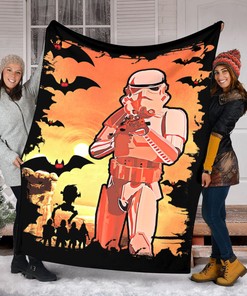 Mandalorian Halloween Blanket - Trendy Star Wars Blanket