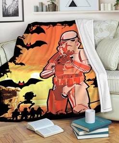 Mandalorian Halloween Blanket - Trendy Star Wars Blanket
