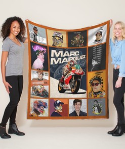 Marc Marquez Repsol Honda Team Quilt Blanket - Gift For Motorcycle Road Racing Lovers