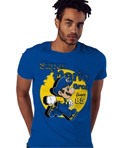 Mario Since 85 Shirt Match Jordan 14 Laney Shirt In Color Royal