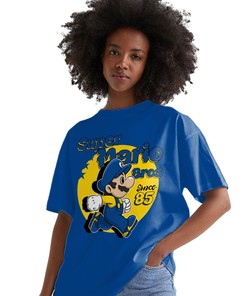 Mario Since 85 Shirt Match Jordan 14 Laney Shirt In Color Royal