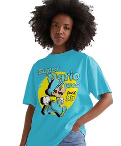 Mario Since 85 Shirt Match Jordan 5 Aqua Shirt In Color Turquoise