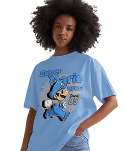 Mario Since 85 Shirt Match Jordan 5 University Blue Shirt In Color Carolina Blue