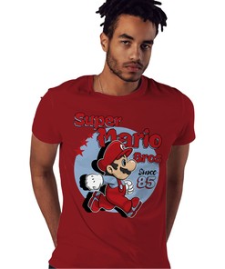 Mario Since 85 Shirt Match Jordan 6 Toro Bravo Shirt In Color cherry Red
