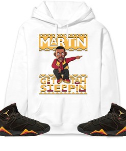 Martin Get Tah Steppin Unisex Sweatshirt, Hoodie Match Jordan 7 Retro Citrus