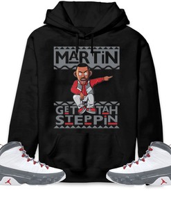 Martin Get Tah Steppin Unisex Sweatshirt, Hoodie Match Jordan 9 Retro Fire Red