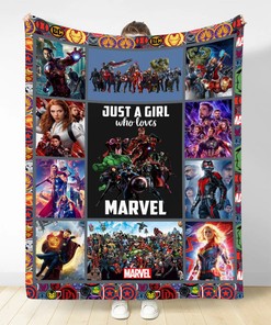 Marvel Avengers Quilt Blanket, For Marvel Fans