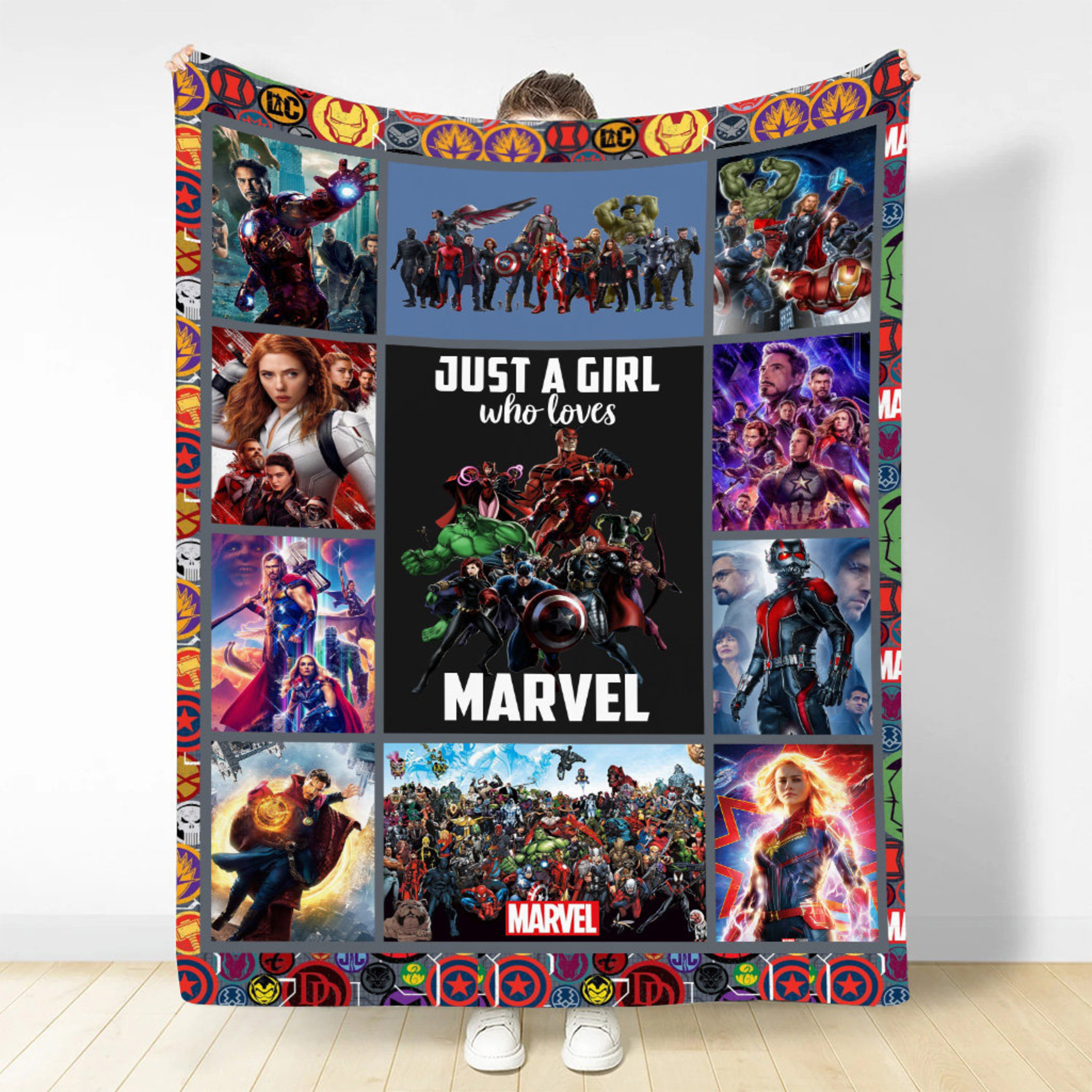 Marvel Avengers Quilt Blanket, For Marvel Fans