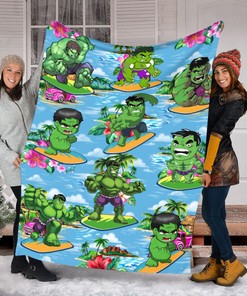 Marvel Hulk Cartoon Character Quilt Blanket, Baby Birthday Gift