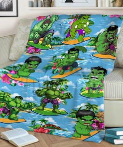 Marvel Hulk Cartoon Character Quilt Blanket, Baby Birthday Gift
