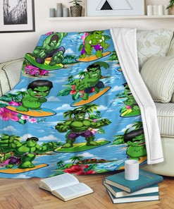 Marvel Hulk Cartoon Character Quilt Blanket, Baby Birthday Gift
