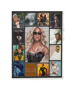Mary J. Blige Signature Quilt Blanket, Ideal for Home Bedroom Decor, Perfect for Fan Lovers