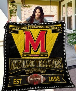 Maryland Terrapins Quilt Blanket - Cozy and Stylish Bedroom Decor