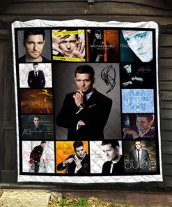 Michael Buble Albums Quilt Blanket, Perfect Gift for Music Lovers, Ideal for Home Bedroom Decor
