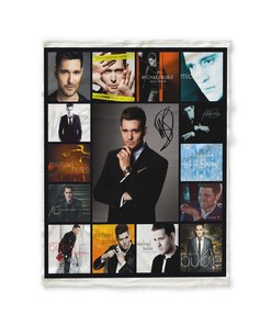 Michael Buble Albums Quilt Blanket, Perfect Gift for Music Lovers, Ideal for Home Bedroom Decor
