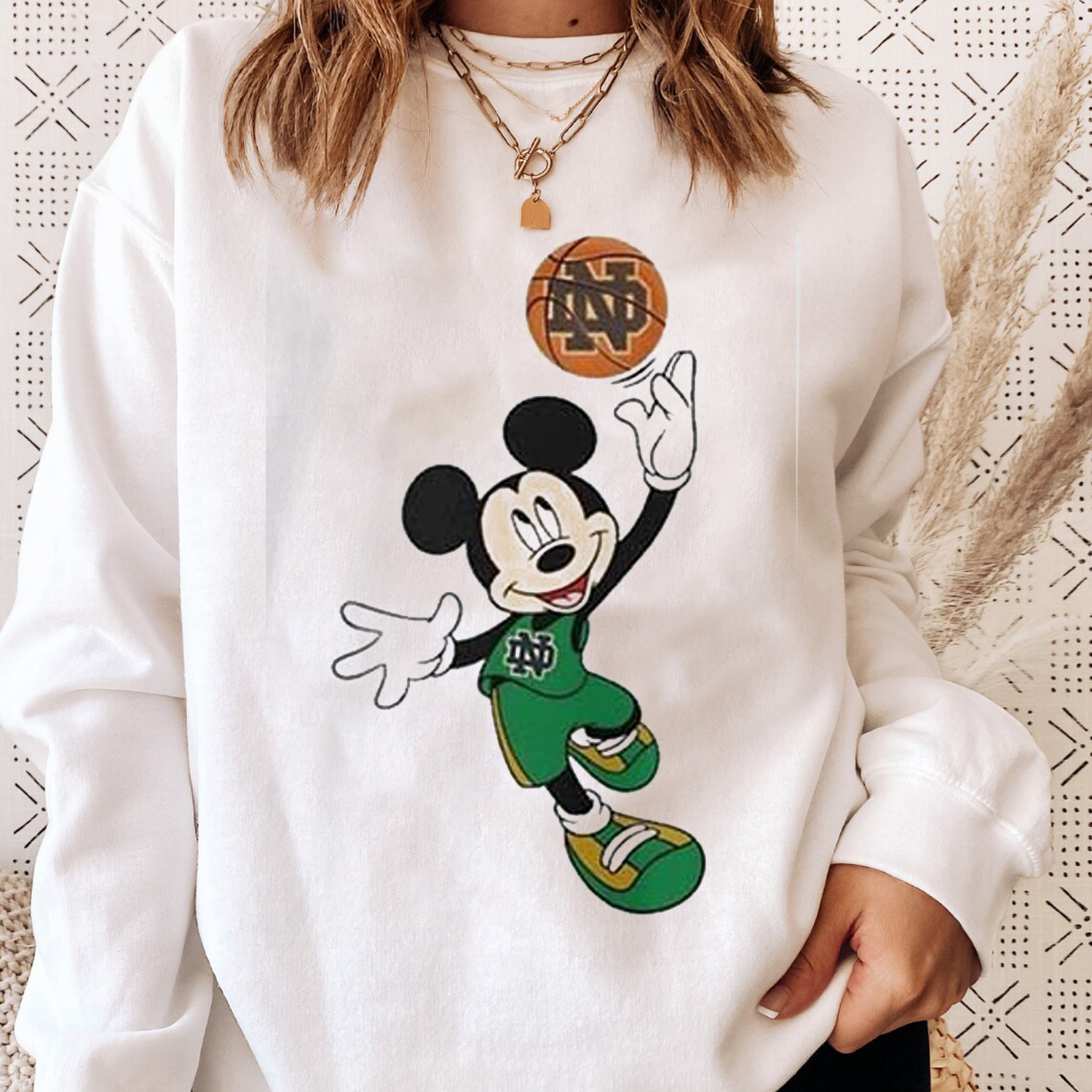 Mickey Notre Dame Fighting Irish Basketball NCAA March Madness 2023 Tee