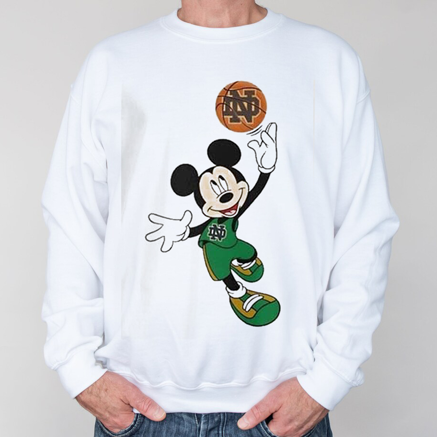 Mickey Notre Dame Fighting Irish Basketball NCAA March Madness 2023 Tee