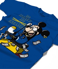 Mo Money Mickey Shirt Match Jordan 14 Laney Shirt In Color Royal