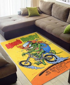 Mom's Monster Rat Fink Rug - Personalize Your Space with Attitude