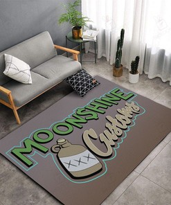 Moonshine Customs Hot Rod Area Rug for Garage Decoration
