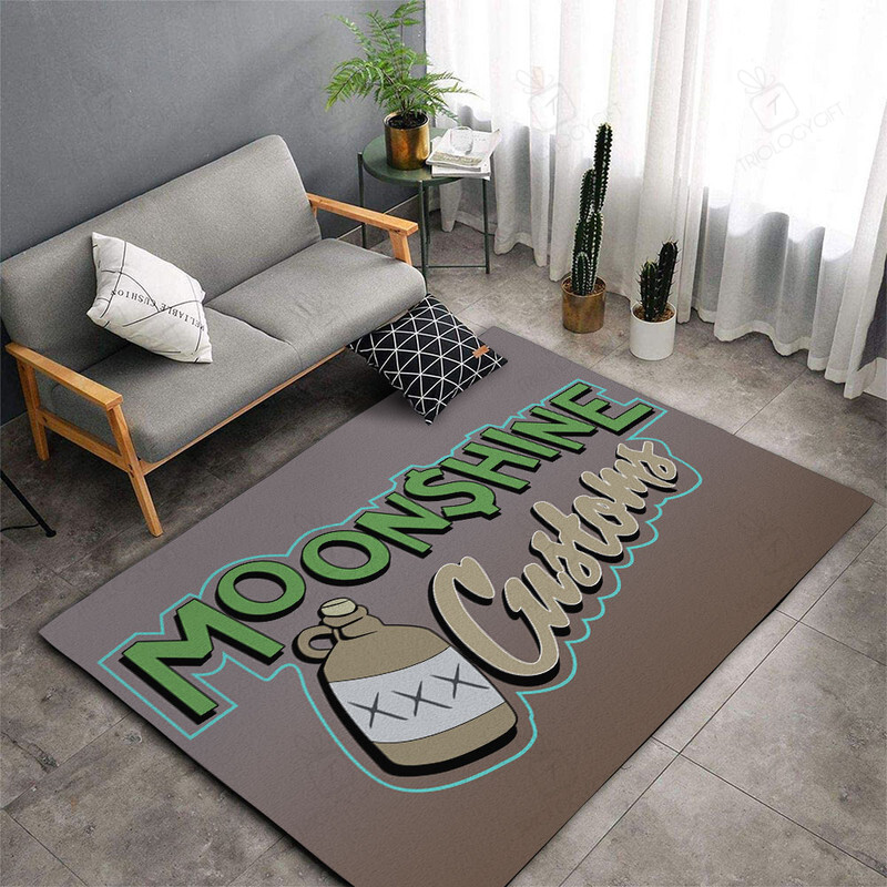 Moonshine Customs Hot Rod Area Rug for Garage Decoration