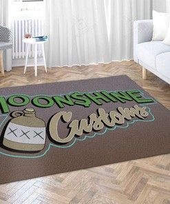 Moonshine Customs Hot Rod Area Rug for Garage Decoration
