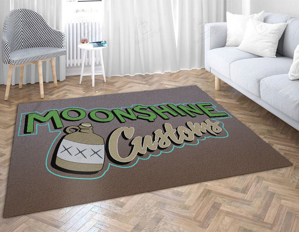 Moonshine Customs Hot Rod Area Rug for Garage Decoration