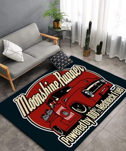 Moonshine Runner Hot Rod Area Rug for Home Decoration