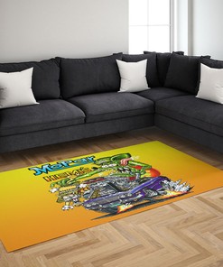 Mopar King of Hemi's - Rat Fink Rug for Muscle Car Enthusiasts