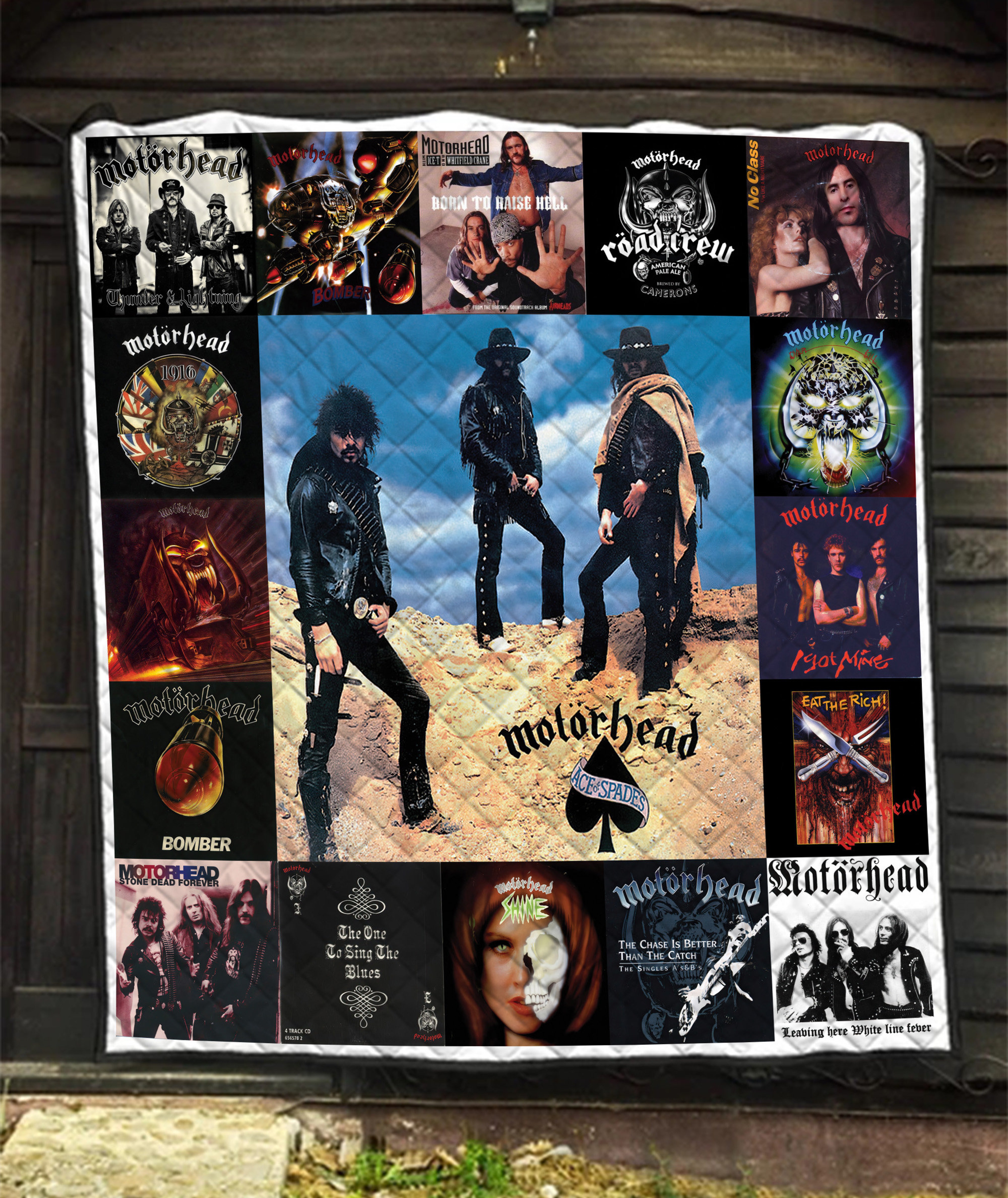 Motohead Quilt Bedding Set Blanket, Ideal for Home Bedroom Decor, Perfect for Fan Lovers