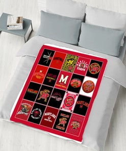 NCAA University of Maryland Terrapins Sherpa Fleece Blanket - Perfect for Terrapins Fans