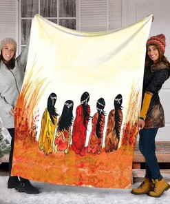 Native Girl Personalized Quilt Blanket - Thoughtful Anniversary Gift