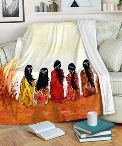 Native Girl Personalized Quilt Blanket - Thoughtful Anniversary Gift