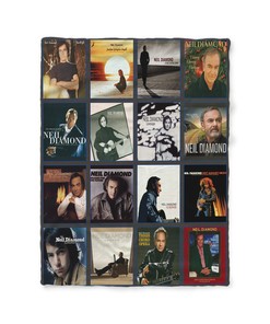 Neil Diamond Albums Quilt Blanket, Pop Rock Music Lovers Gift