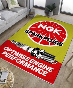 Ngk Garage Hot Rod Rug for Garage Decoration