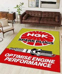Ngk Garage Hot Rod Rug for Garage Decoration