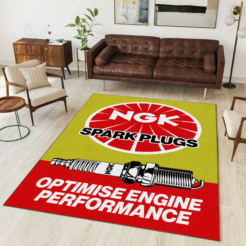 Ngk Garage Hot Rod Rug for Garage Decoration - Bluefink