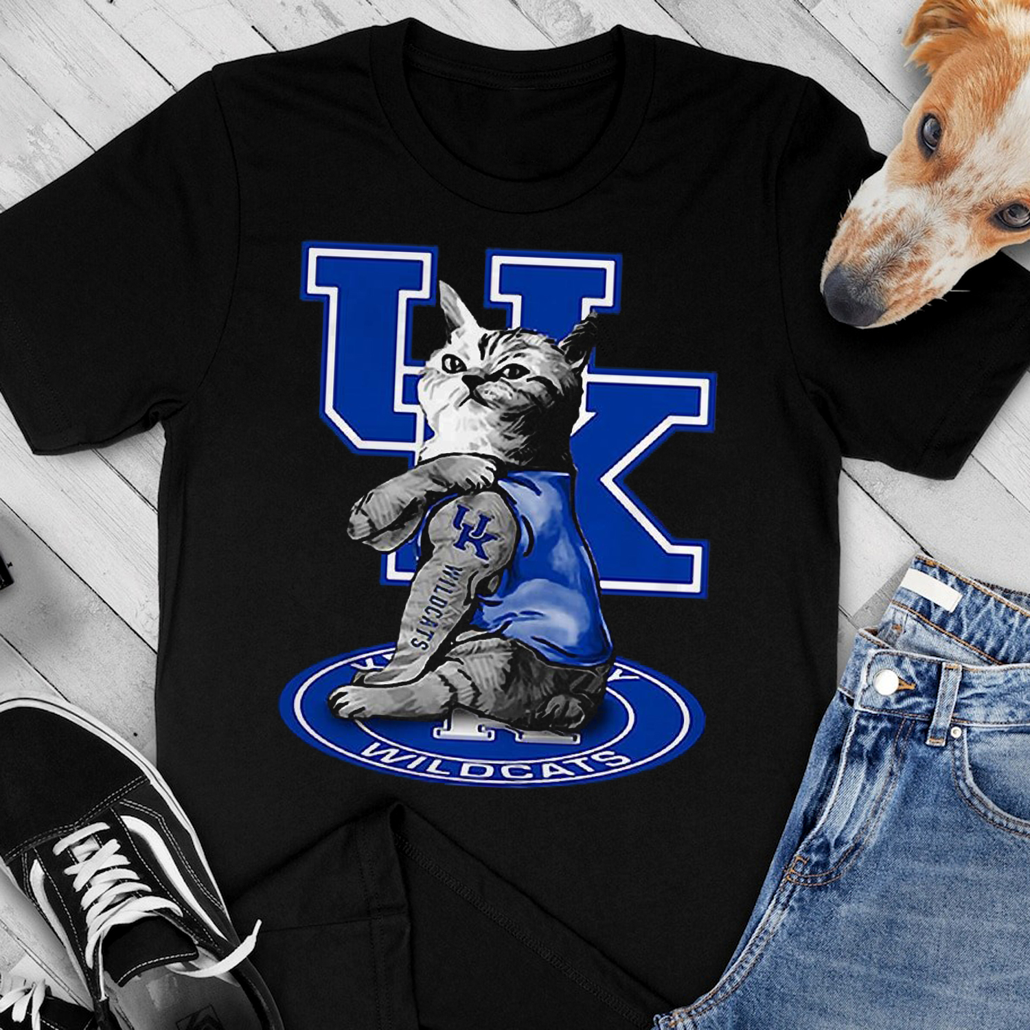 Nice Cat Tattoos Kentucky Wildcats T-Shirt Fan Gift
