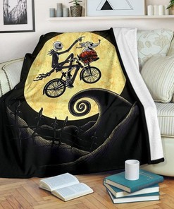 Nightmare Before Christmas Blanket, Jack Skellington Fleece Blanket