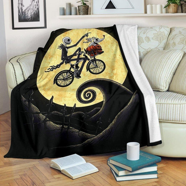 Nightmare Before Christmas Blanket, Jack Skellington Fleece Blanket