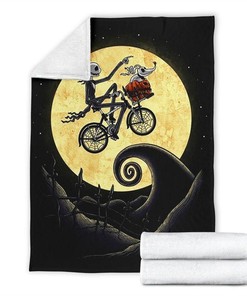 Nightmare Before Christmas Blanket, Jack Skellington Fleece Blanket