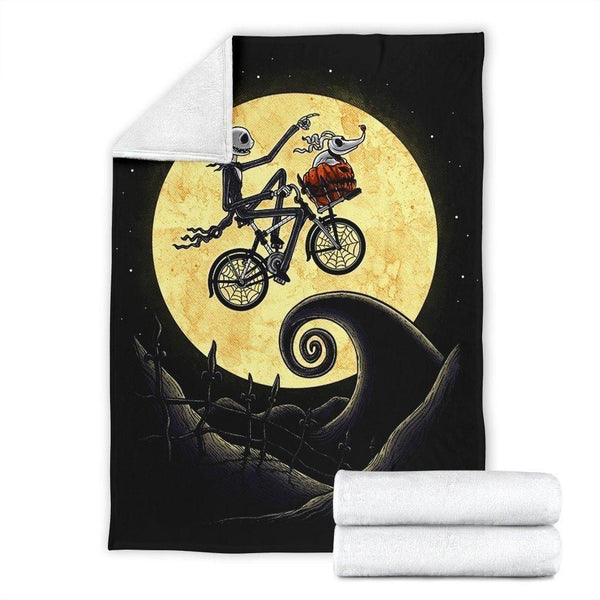 Nightmare Before Christmas Blanket, Jack Skellington Fleece Blanket