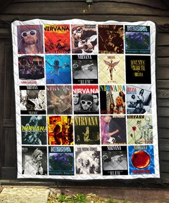 Nirvana Rock Band Fleece Blanket, Cozy Plush Gift