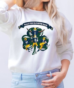 On To Victory Notre Dame Football 2023 Rally Tee for Fans