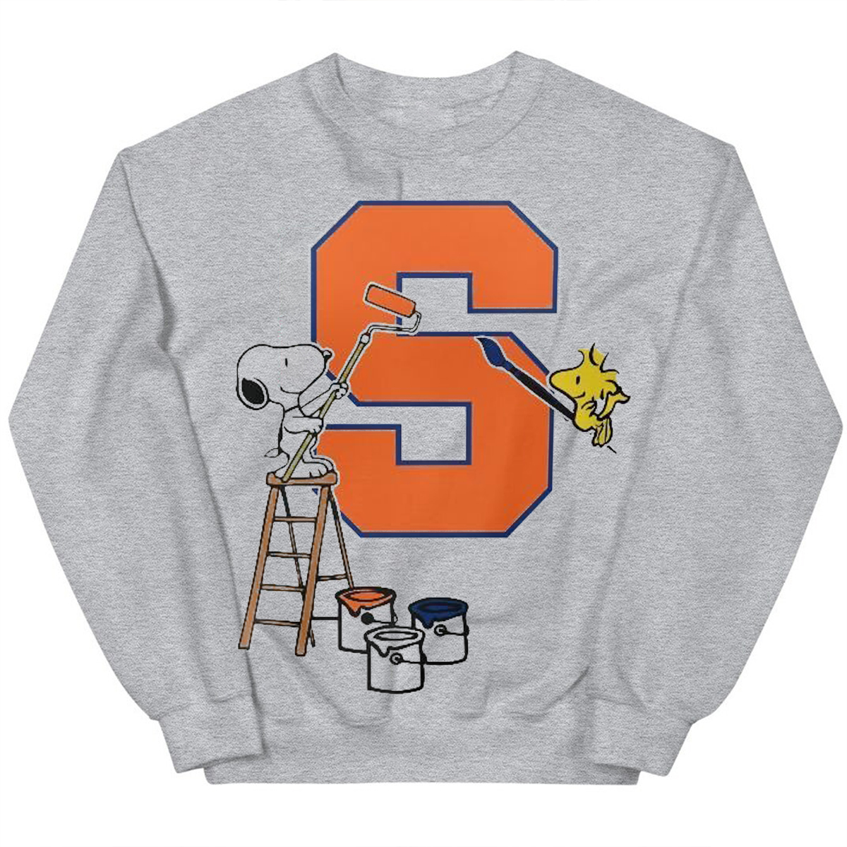 Peanuts Snoopy and Woodstock Syracuse Orange T-Shirt - Fan Gift