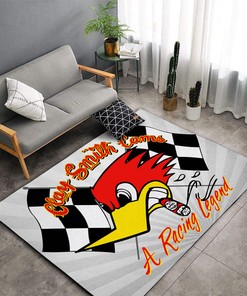 Personalized A Racing Legend Hot Rod Rug