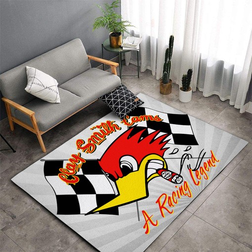Personalized A Racing Legend Hot Rod Rug